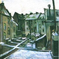 Backyards-of-old-Houses-in-Antwerp-in-the-Snow
