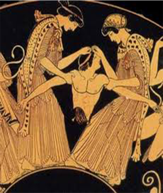 Η ενάργεια στις Βάκχες του Ευριπίδη